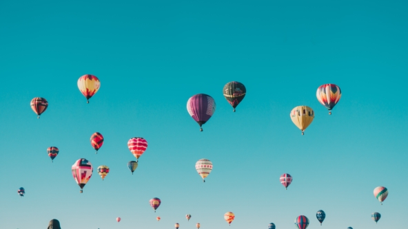 Hot Air Balloons in the Sky